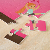 Puzzle de gymnastique pour fille. (Côté)