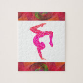Puzzle de gymnastique pour les filles. (Vertical)