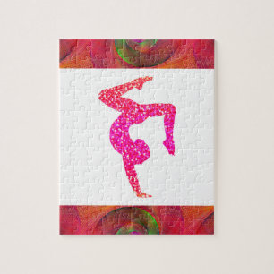 Puzzle de gymnastique pour les filles.