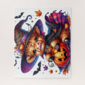 Puzzle de Halloween Highland Cow (Vertical)