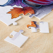 Puzzle de Halloween Highland Cow (Côté)
