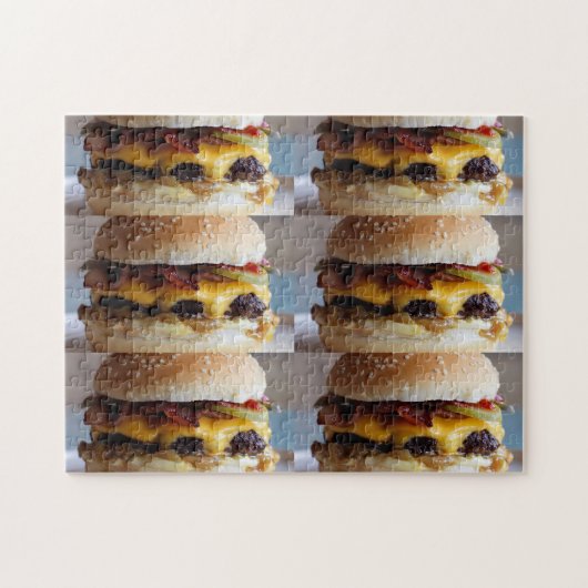 Puzzle de hamburger au bacon de Big Bob (Horizontal)