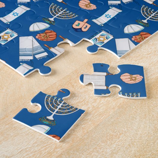 Puzzle de Hanukkah amusant (Côté)