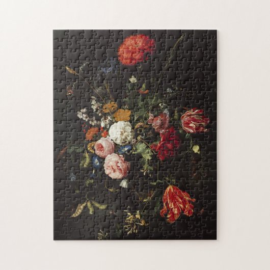 Puzzle de Heem peinture de vase de fleurs (Vertical)
