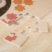Puzzle de Hérisson et de Fleurs (Côté)