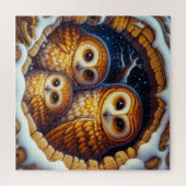 Puzzle de hiboux des neiges (Horizontal)