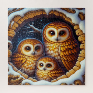 Puzzle de hiboux des neiges