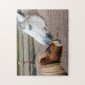 Puzzle de Highland Pony et Shetland Pony (Vertical)