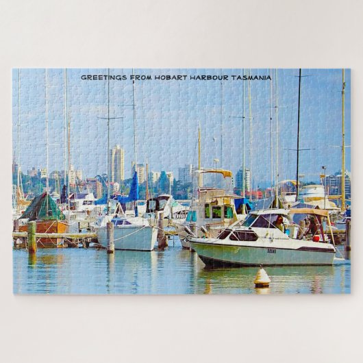 Puzzle de Hobart Harbor Tasmanie (Horizontal)