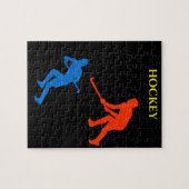 Puzzle de hockey. (Horizontal)