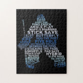 Puzzle de hockey Goalie Jigsaw (Vertical)