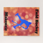 Puzzle de hockey sur gazon pour filles (Horizontal)