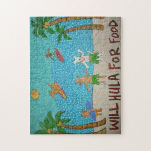Puzzle de Hula Dogs (Vertical)