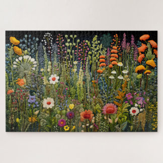 Puzzle de jardin brodé d'Herbalist