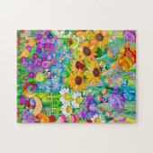 Puzzle de jardin de coccinelle (Horizontal)