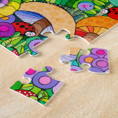 Puzzle de jardin de coccinelle (Côté)