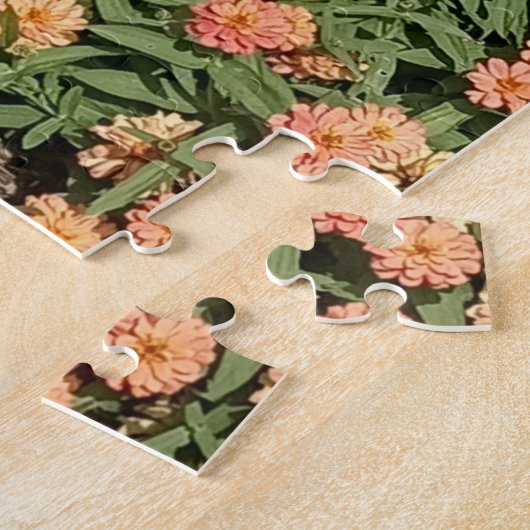 Puzzle de jardin de fleurs (Côté)