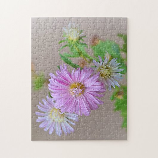 Puzzle de Jardin rose doux (Vertical)