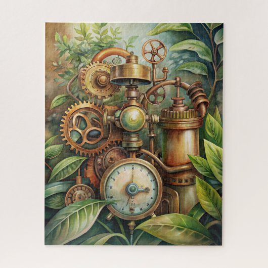 Puzzle de jardin Steampunk (Vertical)
