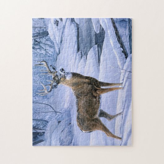 Puzzle de jeu de cerfs (Vertical)