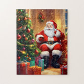 Puzzle de jeu de Père Noël Holiday (Vertical)
