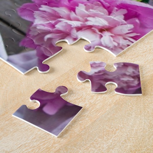 Puzzle de jeu de pivoines (Côté)