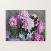 Puzzle de jeu de pivoines (Horizontal)