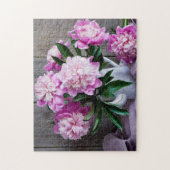 Puzzle de jeu de pivoines (Vertical)