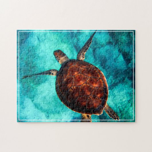 Puzzle de jeu de tortue de mer (Horizontal)