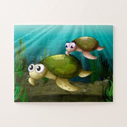 Puzzle de jeu Tortues (Horizontal)