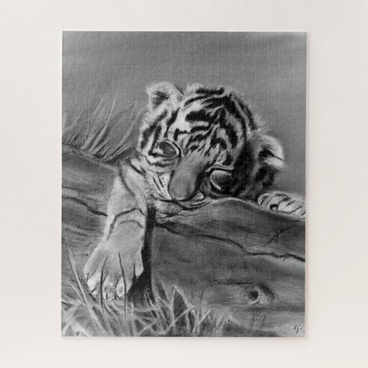 Puzzle de jeune tigre (Vertical)