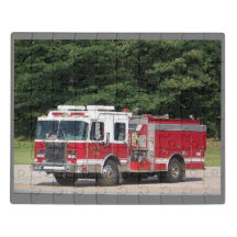 Puzzle de Jigsaw du camion-feu