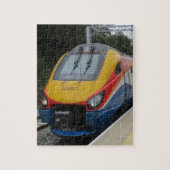 Puzzle de jigsaw du train interurbain (Vertical)
