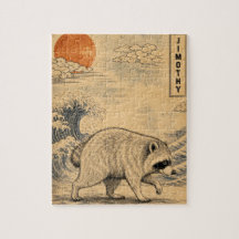 Puzzle de Jimothy Raton laveur – Douce faune de bo