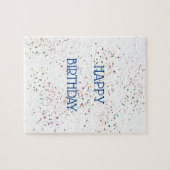 Puzzle de joyeux anniversaire (Horizontal)