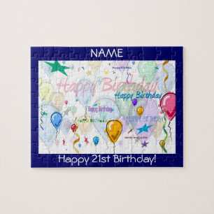 Puzzle de joyeux anniversaire (personnalisez)