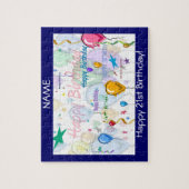 Puzzle de joyeux anniversaire (personnalisez) (Vertical)