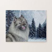 Puzzle de Keeshond (Horizontal)