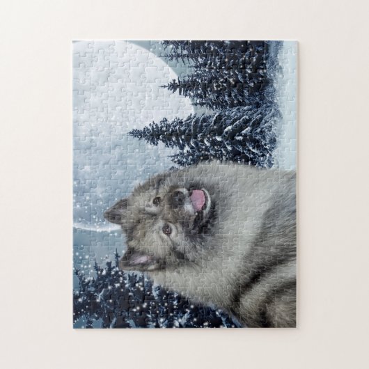 Puzzle de Keeshond (Vertical)