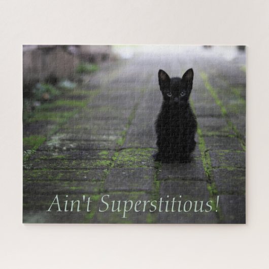 Puzzle de Kitten noir (Horizontal)