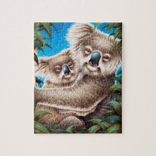 Puzzle de koala et de bébé (Vertical)