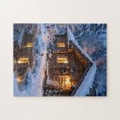 Puzzle de la cabane enneigée (Horizontal)