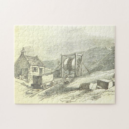 Puzzle de la carrière de rocher à l'ancienne (Horizontal)