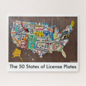 Puzzle de la carte de licence (Horizontal)