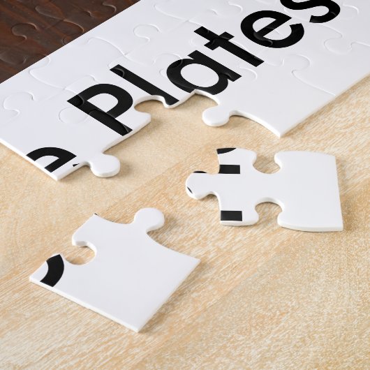 Puzzle de la carte de licence (Côté)