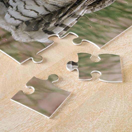 Puzzle de la chouette à grande corne (Côté)