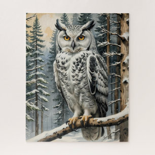 Puzzle de la Chouette d'hiver
