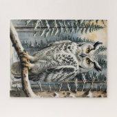 Puzzle de la Chouette d'hiver (Horizontal)