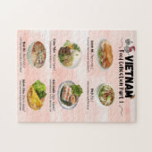 Puzzle de la collection alimentaire du Vietnam (Horizontal)