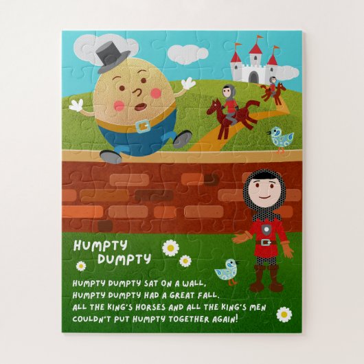 Puzzle de la comptine Humpty Dumpty (Vertical)